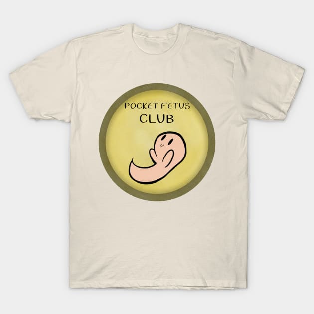 Pocket Fetus Club T-Shirt by FarZoosme